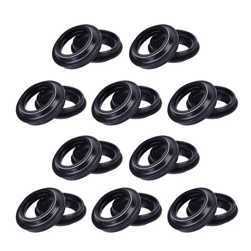 46x58x11 46x58 Motorrad Gabel Suspension Dämpfer Öl Dichtung 46 58 Staub Abdeckung for GSX1400 01-2006 VZ1800 M 1800R 06-14(20pcs Dust cover) von AOXHFJGY