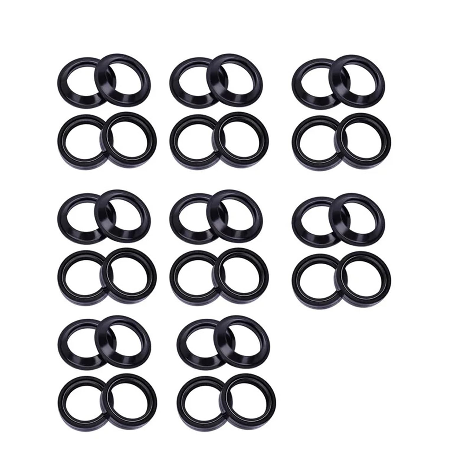 46x58x11 46x58 Motorrad Gabel Suspension Dämpfer Öl Dichtung 46 58 Staub Abdeckung for HP4 2013-2014 S1000RR S 1000 RR 12-2014(16pc seal 16pc cover) von AOXHFJGY