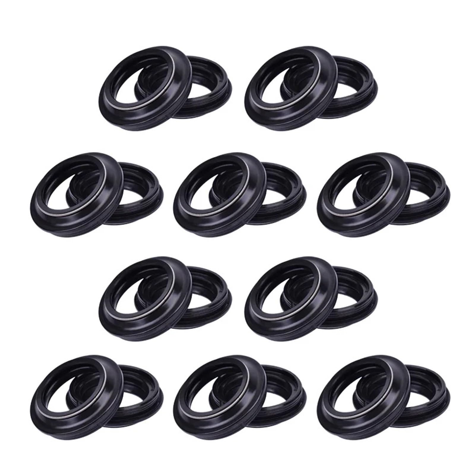 46x58x11 46x58 Motorrad Gabel Suspension Dämpfer Öl Dichtung 46 58 Staub Abdeckung for HP4 2013-2014 S1000RR S 1000 RR 12-2014(20pcs Dust cover) von AOXHFJGY