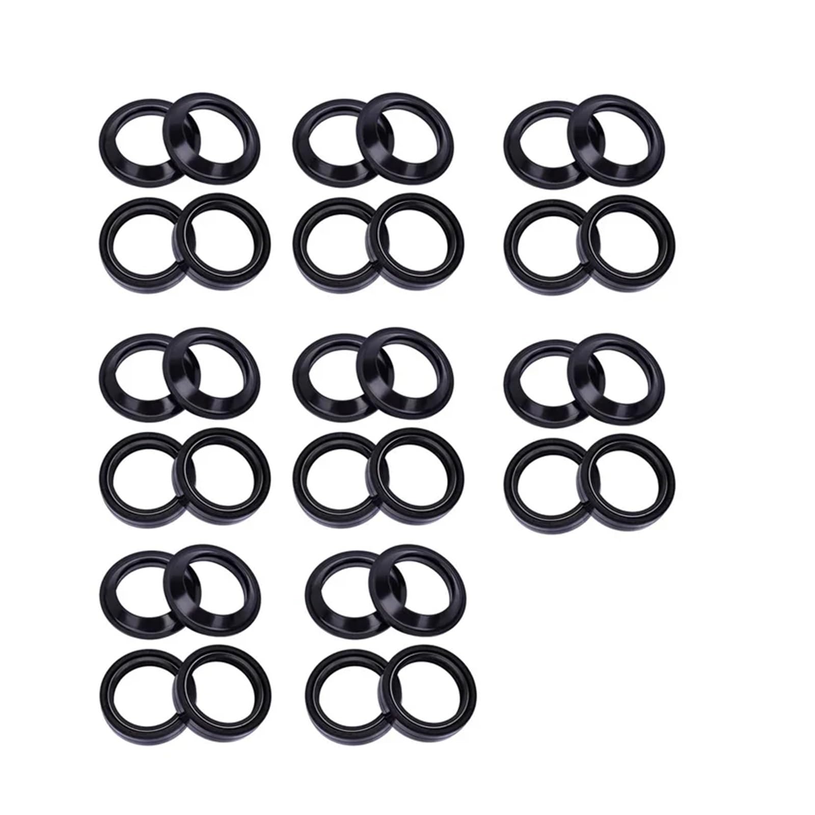 46x58x11 46x58 Motorrad Gabel Suspension Dämpfer Öl Dichtung 46 58 Staub Abdeckung for ZZ-R600 ZX600 05-2008 ZX-900 98-03(16pc seal 16pc cover) von AOXHFJGY