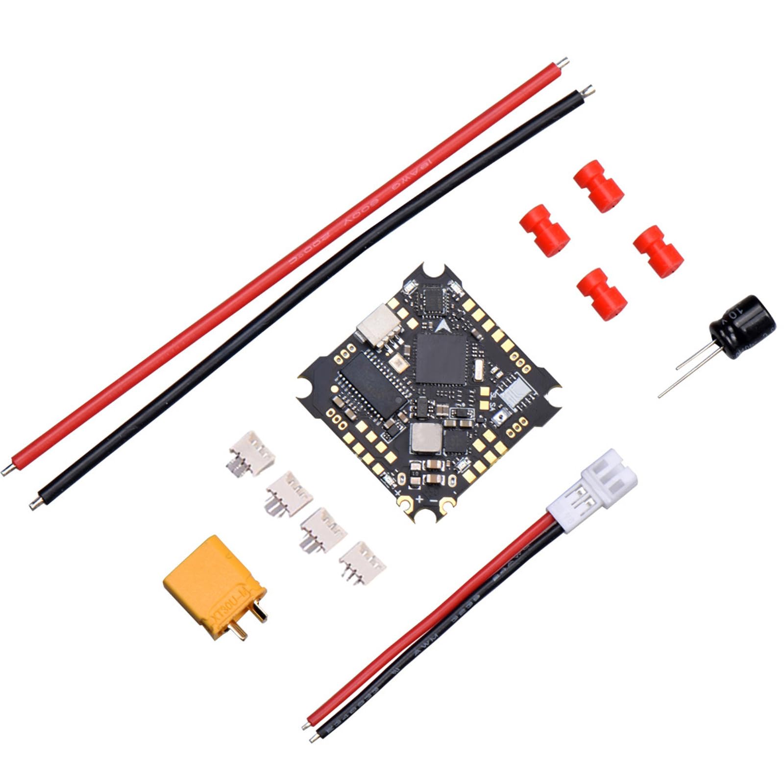 Ruibet F4AIO 12A F411 Flugsteuerung BLHELIS 12A 1-2S 25,5 x 25,5 mm für Tinywhoop Cinewhoop Drohnen Zubehör von AOYUDJ