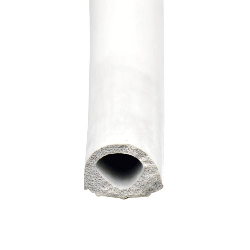 AP Products 018-204 Weiße Gummidichtung mit Klebeband, 1,27 cm x 1,52 m von AP Products