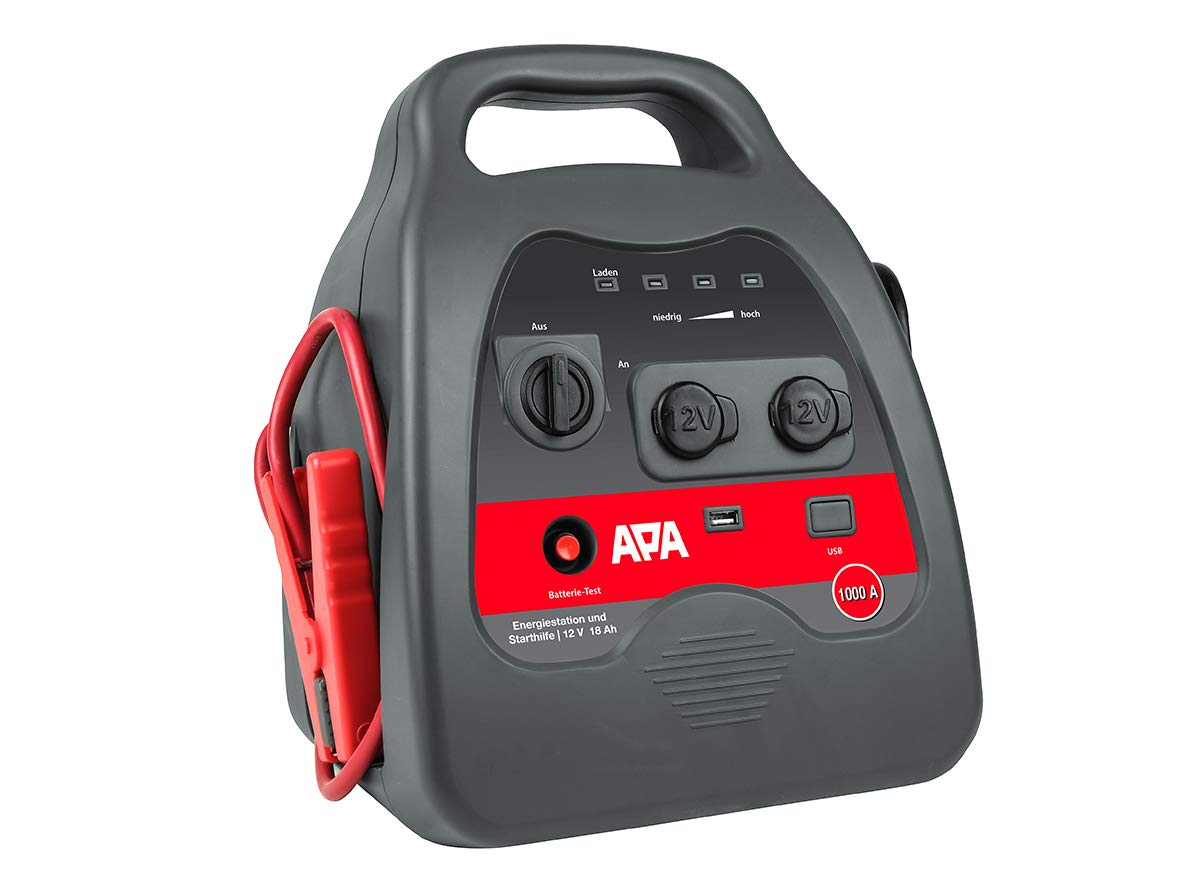 APA 16644 Starthilfe Power Pack Bully SMART, Polzangen isoliert, 12V/1000 A von APA