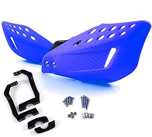 APEBAZY Motorrad Handschutz Motocross Handprotektoren Universal Lenker Handschützer für Dirt Bike, Motorrad, MX Racing, ATV, Quad 7/8" 22mm Blau von APEBAZY