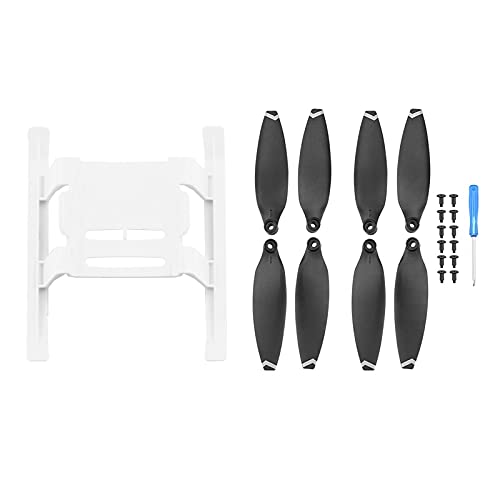 APEFIT Zubehör für Drohnen for Fimi x8 Mini Schnellfreisetzung Fahrradhöhe Verlängerung Bein Gimbal Propeller Beschützer for FIMI X8 Mini Drohnenzubehör austauschbar (Color : White Props) von APEFIT