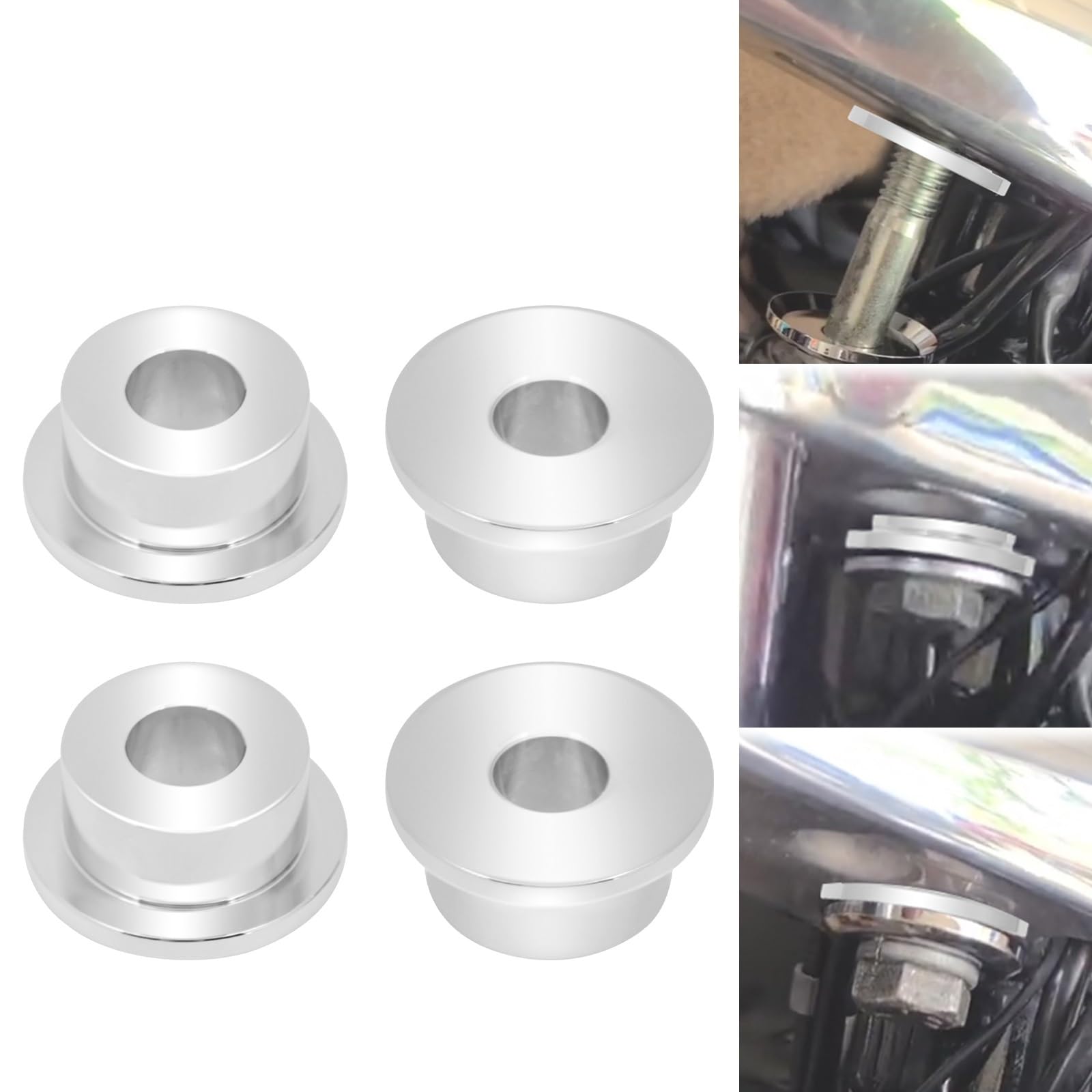 Motorrad-Lenkerhalterung Motorrad Schwarz/Chrom Lenker Riser Buchsen Halterungen Für Dyna Für Sportster XL 1200 883 72 48 Für Softail Fat Bob FXDB Motorrad-Lenkerhalterung Motorrad Schwarz/Chrom Lenker Riser Buchsen Halterungen Für Dyna Für Sportster XL 1200 883 72 48 Für Softail Fat Bob FXDB von APEYCRX