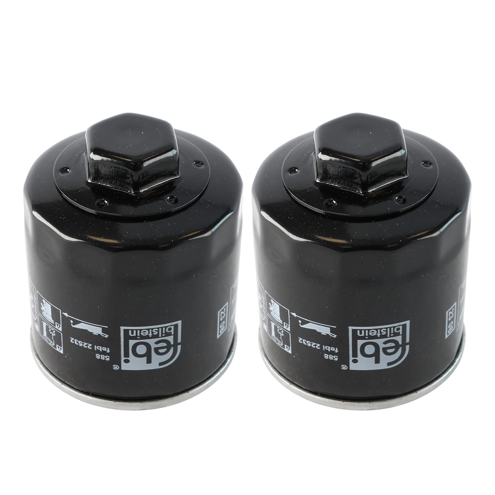 2x 22532 Ölfilter Kompatibel mit Golf III 1H1 1.4L-1.6L 1991-1997 Golf IV 1J1 1.4L-1.6L 1997-2005 Golf V 1K1 1.4L 2003-2008 Golf VI 5K1 1.4L 2008-2012 Polo 6C1 6R1 1.4L von APM-Autoteile