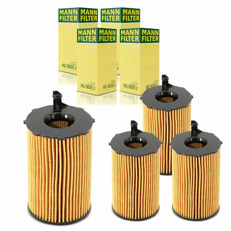 4x HU8005Z Ölfilter Kompatibel mit A4 8K2 B8 3.0L 2011-2015 A5 8T3 3.0L 2011-2017 A6 4G2 C7 3.0L 2010-2019 A6 4G2 C7 4GC 3.0L 2013-2019 A6 Allroad 4GH 4GJ 3.0L von APM-Autoteile