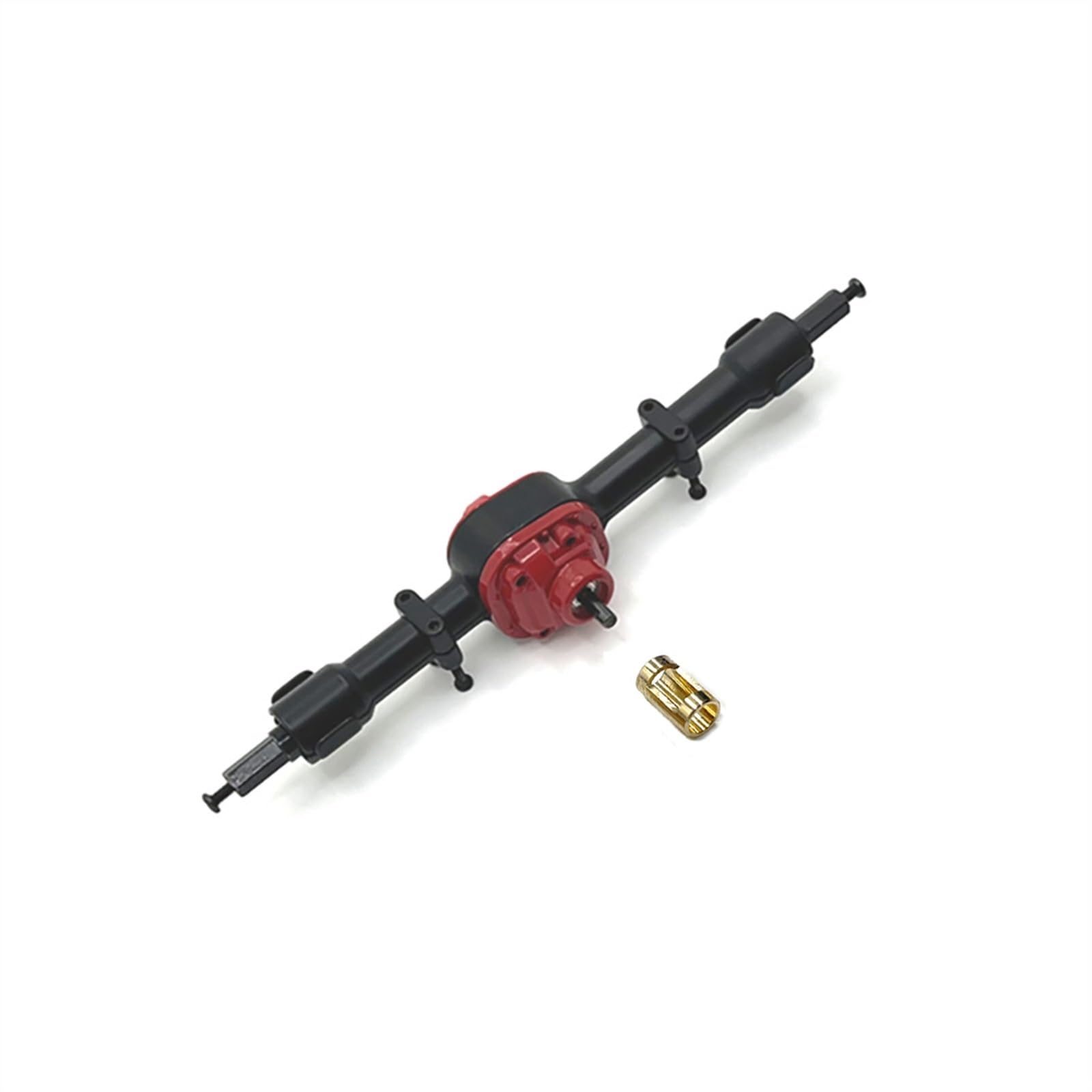 APMXQWIL RC Autoteile Für MN78 MN82 D90 D91 D96 D99S Für MN90 MN96 MN99 MN99S FJ45 Vorne Hinterachse Mit 3mm-4mm Welle Hülse 1/12 RC Auto Upgrade Teile Zubehör(Black,Rear) von APMXQWIL