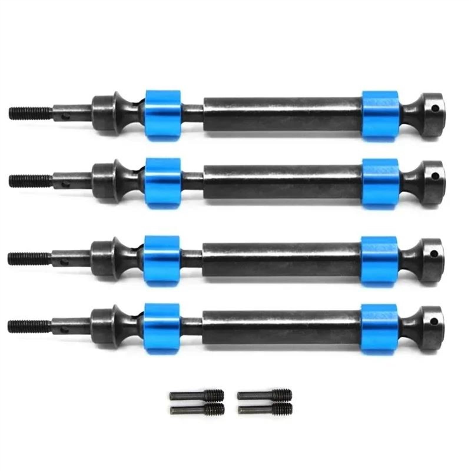 APMXQWIL RC Autoteile Für Traxxas 1/10 Für Maxx Für T-Maxx Für E-Maxx Stahlkeil CVD Antriebswelle 5451X RC Auto Upgrade Teile Zubehör Änderung(Blue,4pcs) von APMXQWIL