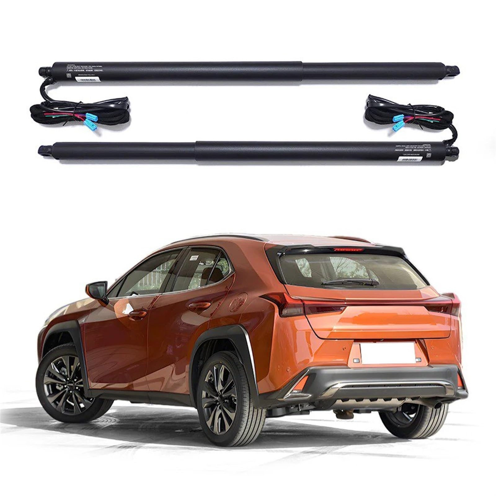 APNWVFO Gasfeder Heckklappendämpfer Für Lexus UX260 Anti-Pinch-Kick Für Öffnen des Angetriebenen Kofferraums, Intelligenter Türöffner, Elektrische Heckklappe Kofferraum Gasfeder(No Foot Sensor) von APNWVFO