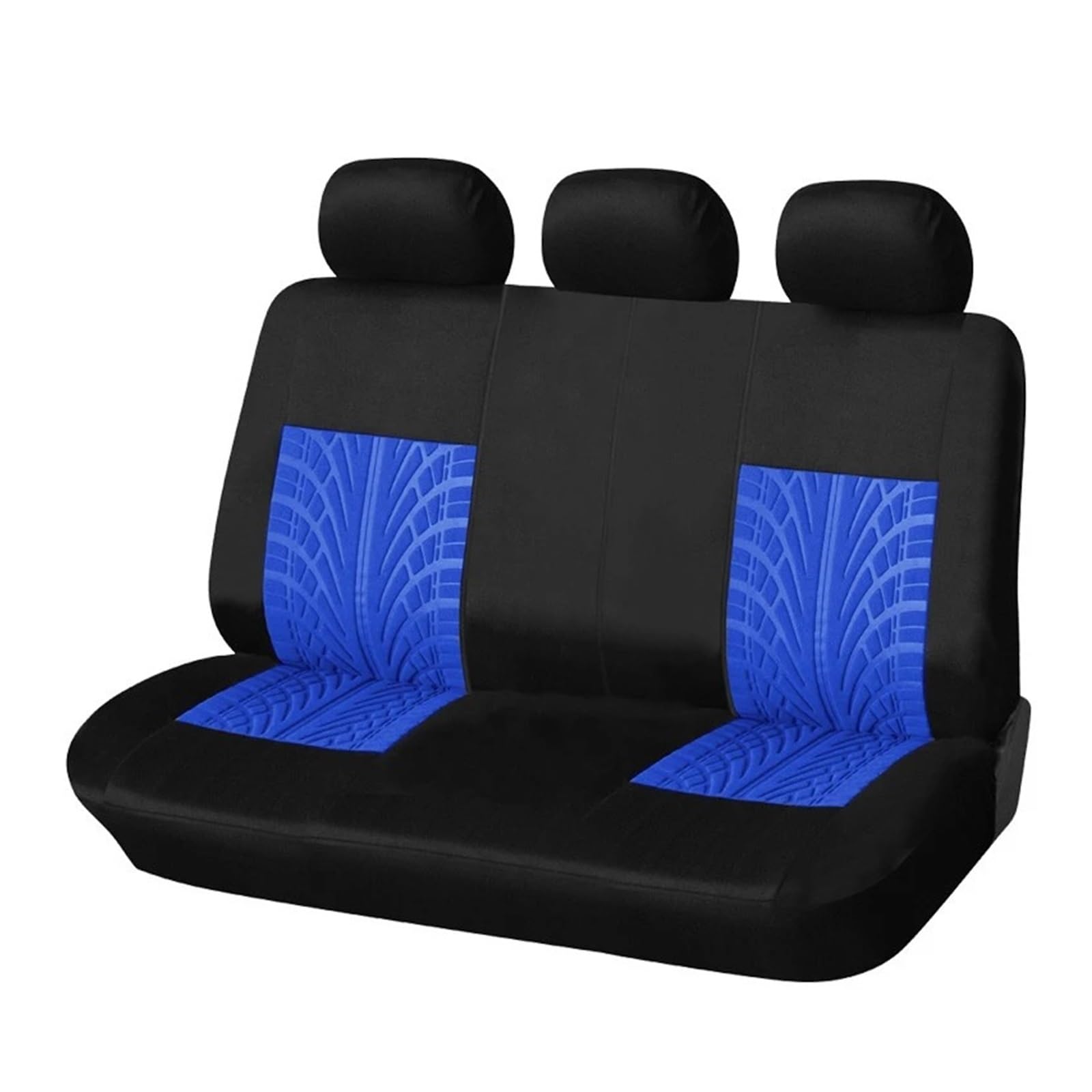 APNWVFO Sitzbezügesets Autositzbezüge-Set Universell Passend Für Die Meisten Autos Bezüge Mit Reifenspur-Detail Styling-Autositzschutz Autositzüberzug(Blue Back Part) von APNWVFO