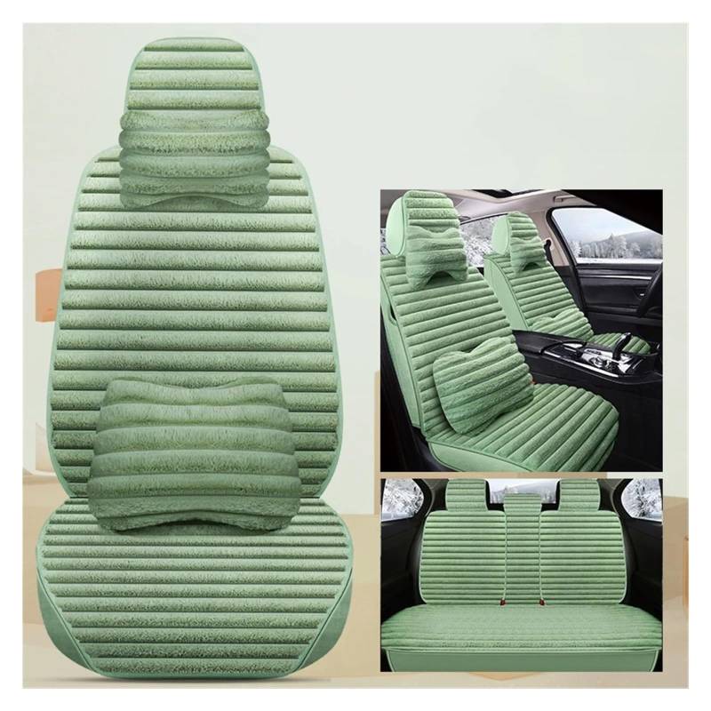 APNWVFO Sitzbezügesets Für A6 Für C6 Für A3 8P Für Sportback Winter Universal Plüsch Auto Sitzbezüge Vollen Satz Autositzüberzug(B-9 Piece) von APNWVFO