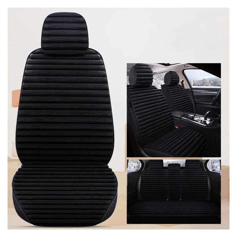 APNWVFO Sitzbezügesets Für A6 Für C6 Für A3 8P Für Sportback Winter Universal Plüsch Auto Sitzbezüge Vollen Satz Autositzüberzug(D-5 Piece) von APNWVFO