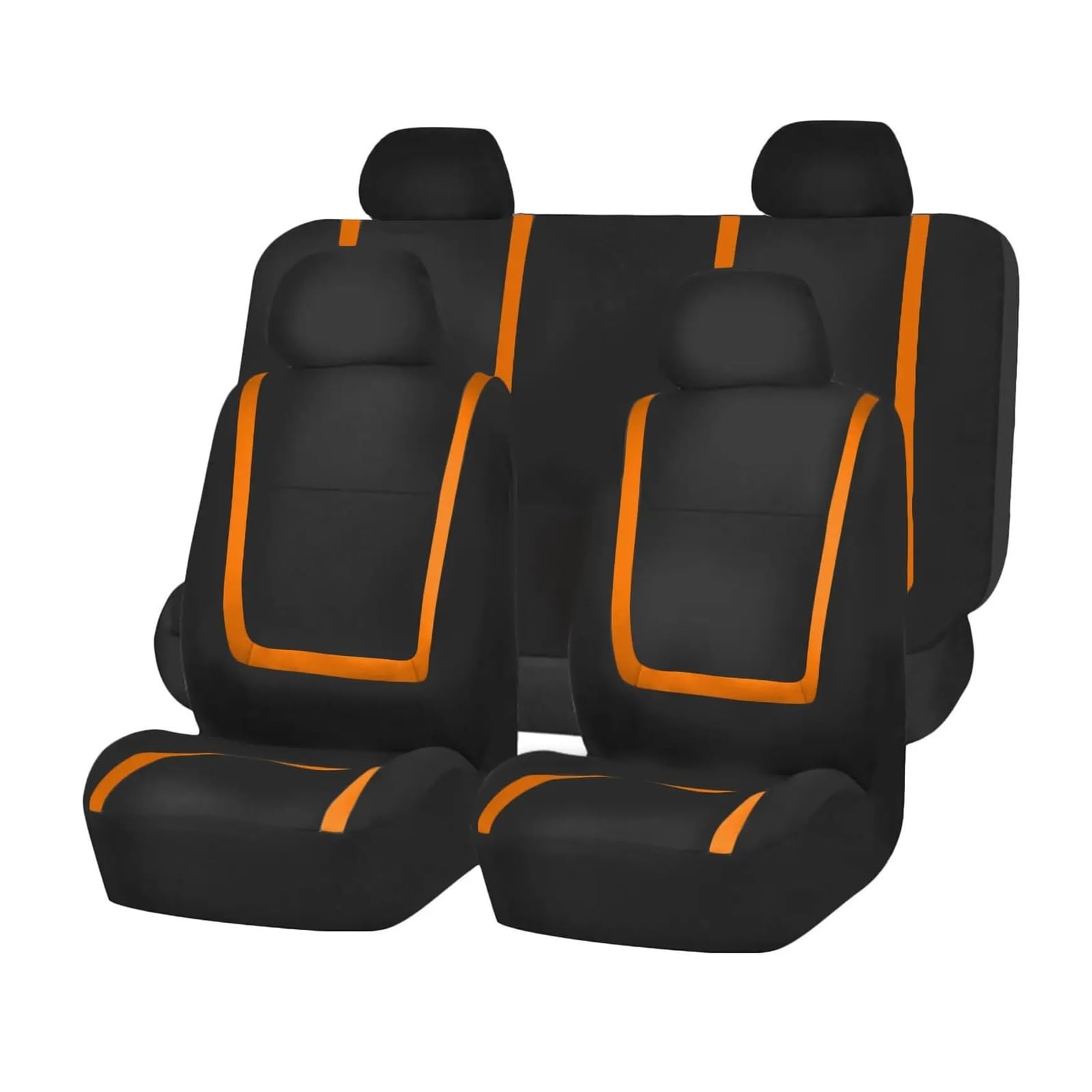 APNWVFO Sitzbezügesets Für Accord Für Stadt Für Civic Für CRV Für CRZ Für Elysion Für Fit Für Jade Für Jazz Für Insight Auto Sitzbezüge Autositzüberzug(5Seats-Orange) von APNWVFO