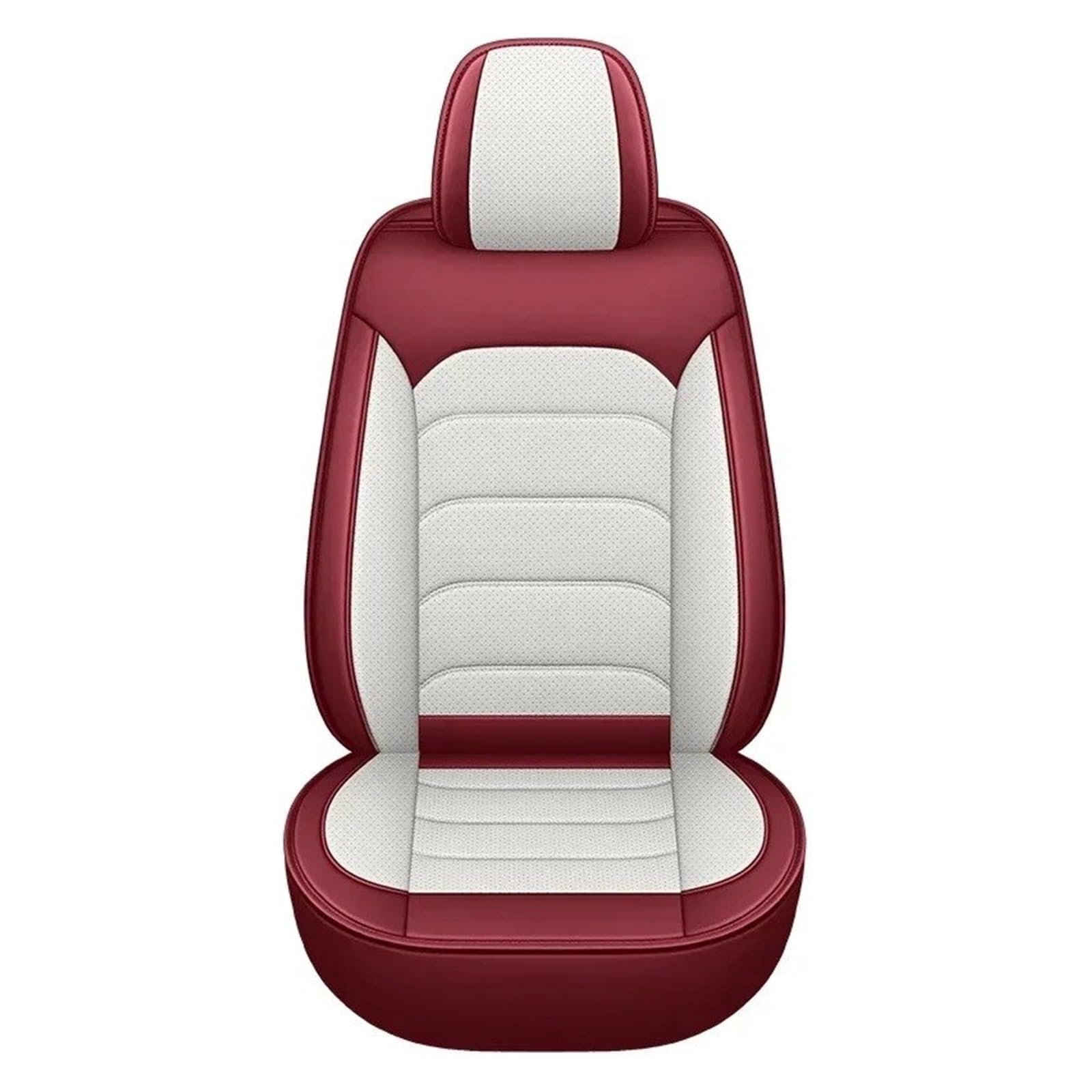 APNWVFO Sitzbezügesets Für C-Klasse CL203 W203 W204 S204 C204 Universal Autositzbezug Sitzschutz Autositzüberzug(White red 1 seat) von APNWVFO