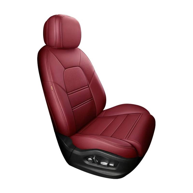 APNWVFO Sitzbezügesets Für CRV Für Accord 2003 2007 Für Fit Für Civic Für Stadt Für Jazz Für Vezel Auto Sitzbezug Autositzüberzug(1Piece-Wine Red) von APNWVFO