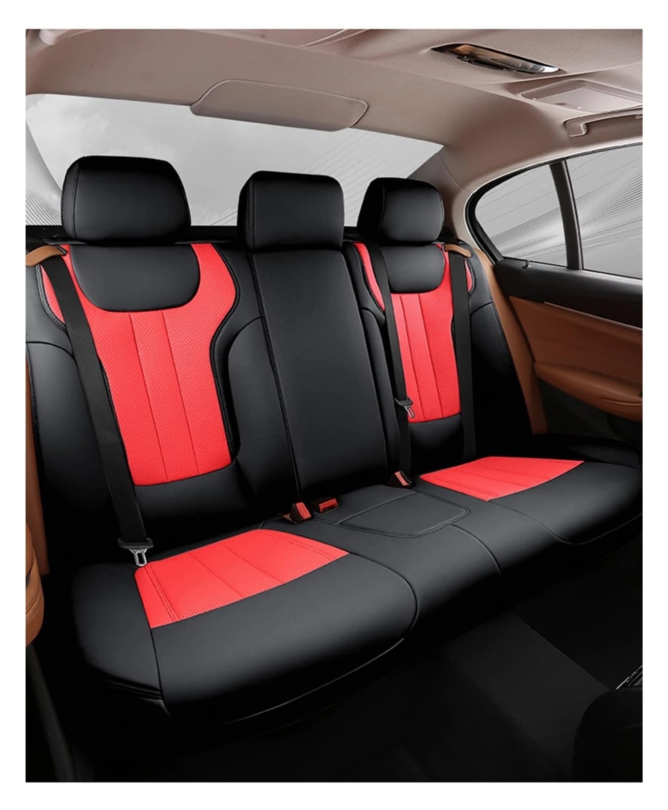 APNWVFO Sitzbezügesets Für Chrysler 200 300C Autositzbezüge Zubehör Autositzüberzug(E-Rear seat) von APNWVFO