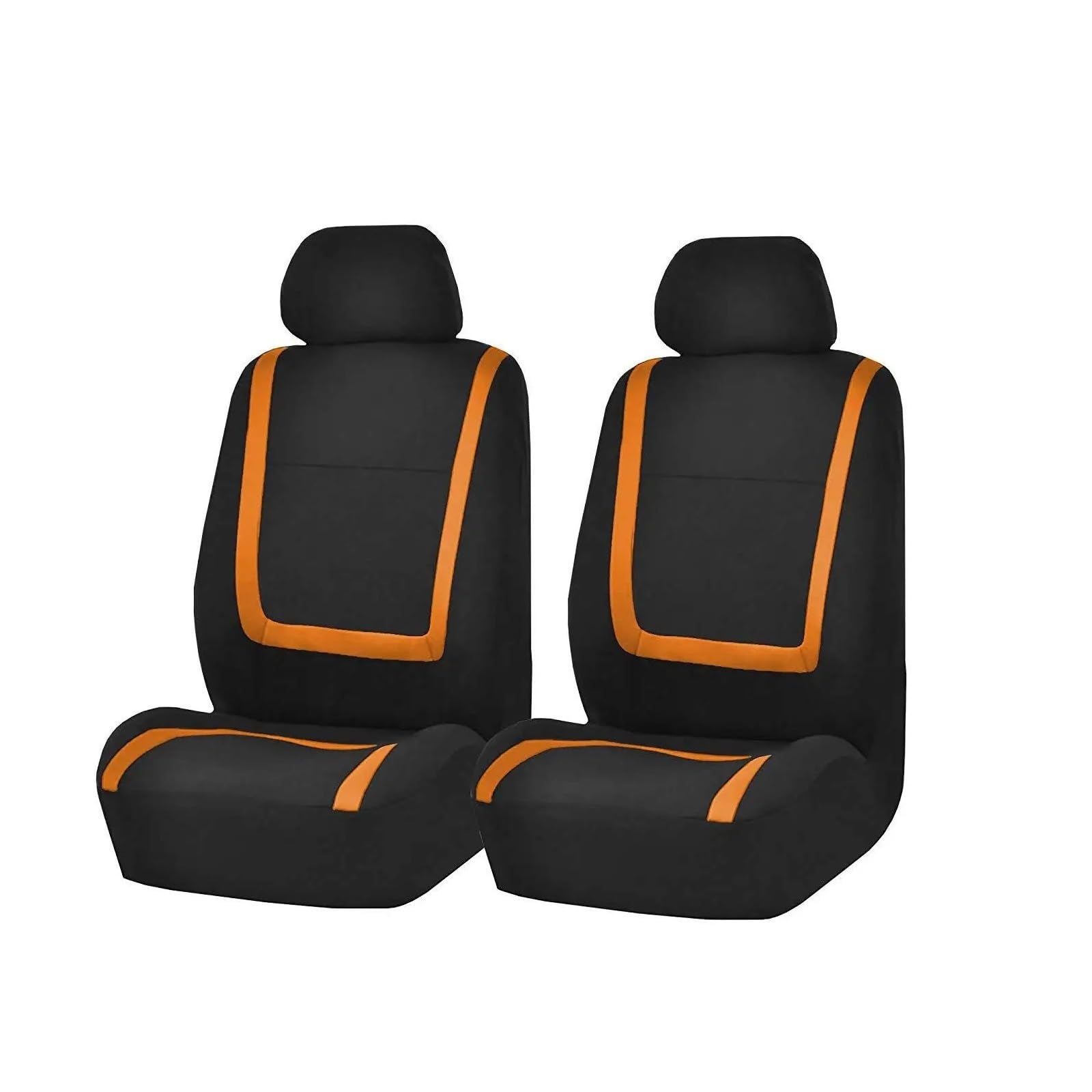 APNWVFO Sitzbezügesets Für Citroen Für C2 Für C3 Für C4 Für Kaktus Für C5 Für C4 Für Picasso Für C6 DS3 DS4 DS5 Auto Sitzbezüge Autositzüberzug(2Seats-Orange) von APNWVFO