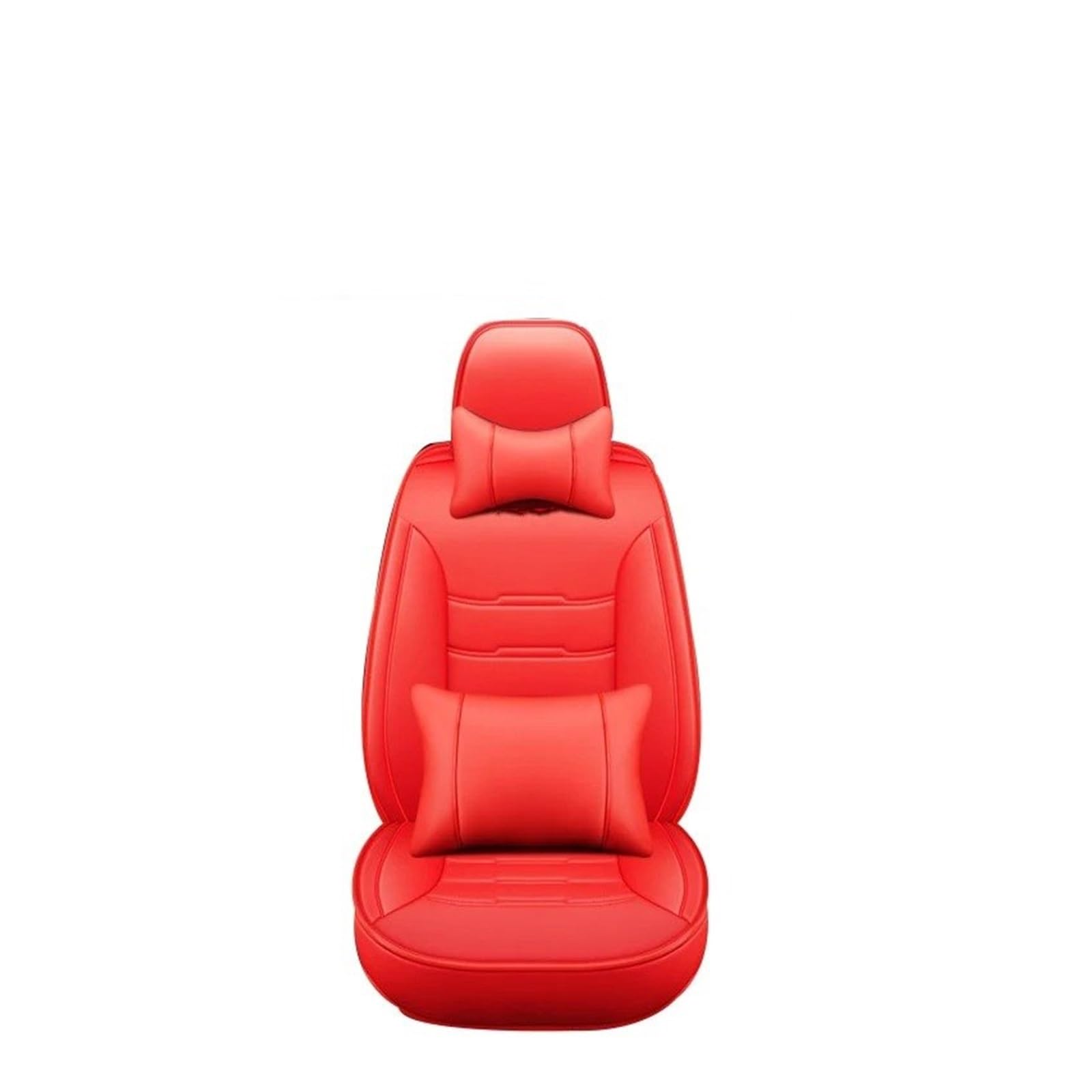 APNWVFO Sitzbezügesets Für Civic Für Accord Für CR-V Für Jazz Für Special Vollständige Abdeckung Universal Auto Ledersitzbezug Autositzüberzug(Red Pillow) von APNWVFO