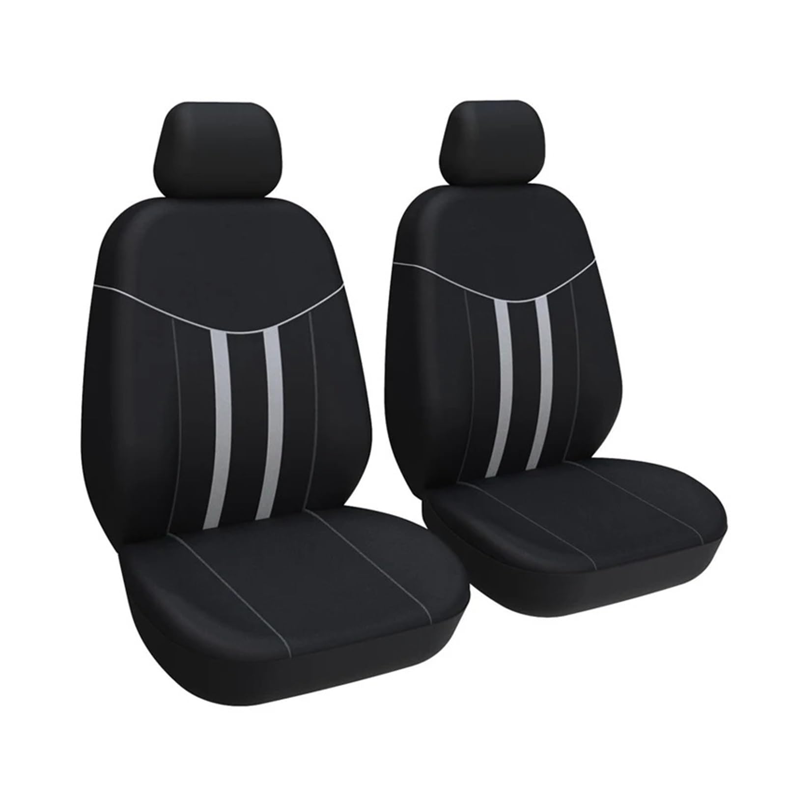 APNWVFO Sitzbezügesets Für FIAT Für Ducato Für Scudo Universal Truck 2+1 Sitzbezüge Schutzsitz Autositzüberzug(2-Seater Gray) von APNWVFO