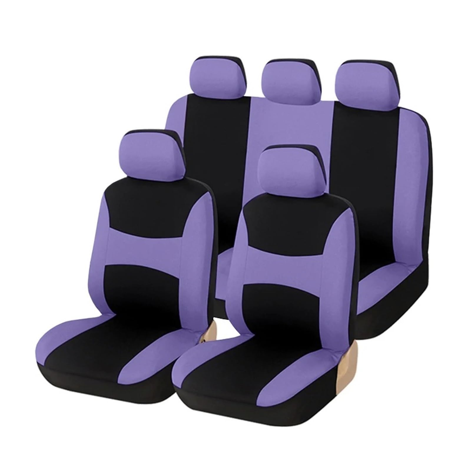 APNWVFO Sitzbezügesets Für Focus Autositzbezug Airbag-kompatibel Universelles Innenzubehör Autositzüberzug(Purple) von APNWVFO