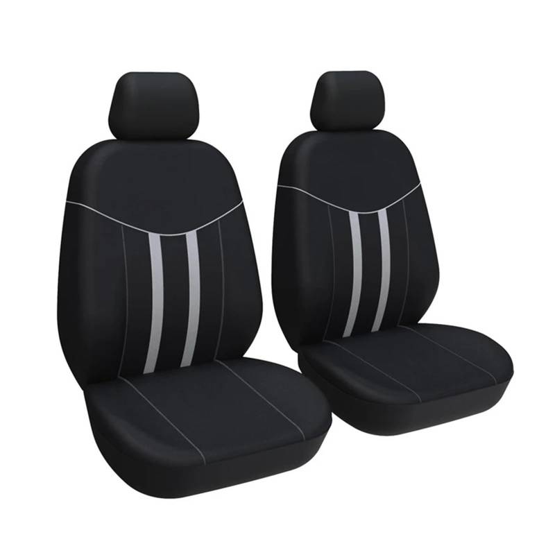 APNWVFO Sitzbezügesets Für Ford Für Transit Für Custom Universal Truck 2+1 Sitzbezüge Schutzsitz Autositzüberzug(2-Seater Gray) von APNWVFO