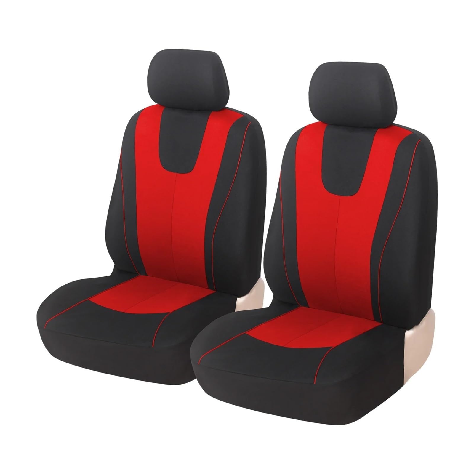 APNWVFO Sitzbezügesets Für GMC Für Sierra 1500 Für Sierra 2500 Für Sierra 3500 Für Yukon Für Terrain Autositzbezüge Sitzschutz Sitzkissen Autositzüberzug(2Seats-Red) von APNWVFO