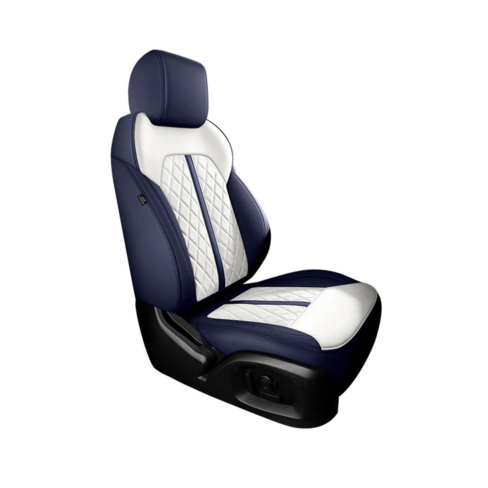 APNWVFO Sitzbezügesets Für Hyundai Für I30 Für Ix35 Für Kona Für Tucson Für Solaris Für Sonata Für Santa Fe Für Elantra Auto Sitzbezüge Autositzüberzug(1Piece-Blue White) von APNWVFO