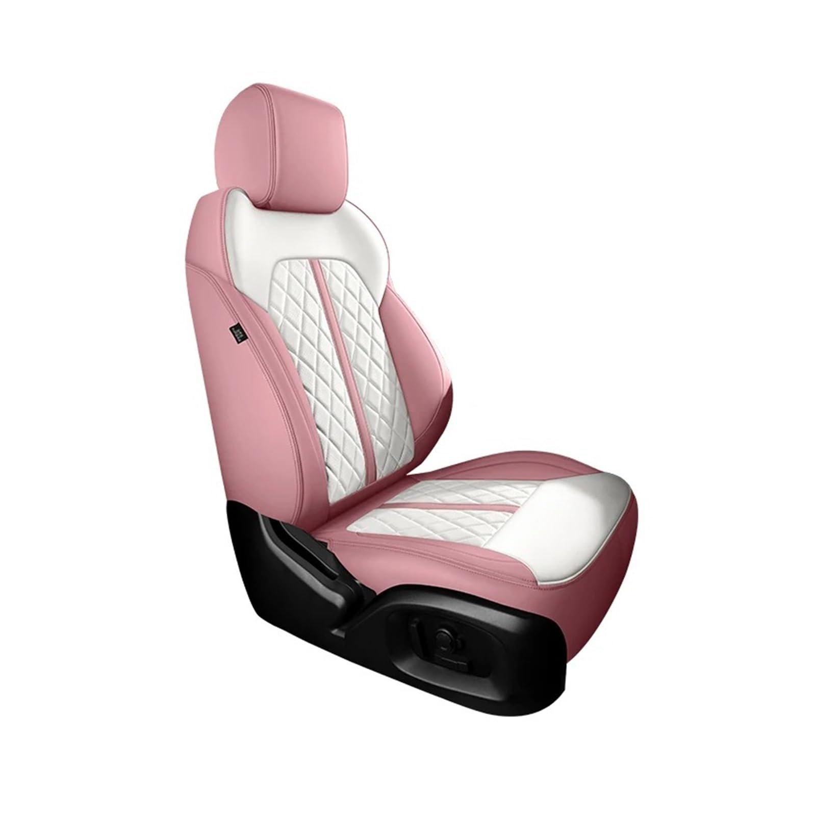 APNWVFO Sitzbezügesets Für Hyundai Für I30 Für Ix35 Für Kona Für Tucson Für Solaris Für Sonata Für Santa Fe Für Elantra Auto Sitzbezüge Autositzüberzug(1Piece-Pink White) von APNWVFO