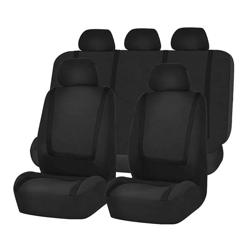 APNWVFO Sitzbezügesets Für Infiniti M25 M30 M35 M45 Für ESQ FX QX30 QX50 QX56 QX60 QX70 QX80 Q45 Q50 Q60 Autositzbezüge Autositzüberzug(5Seats-Black) von APNWVFO