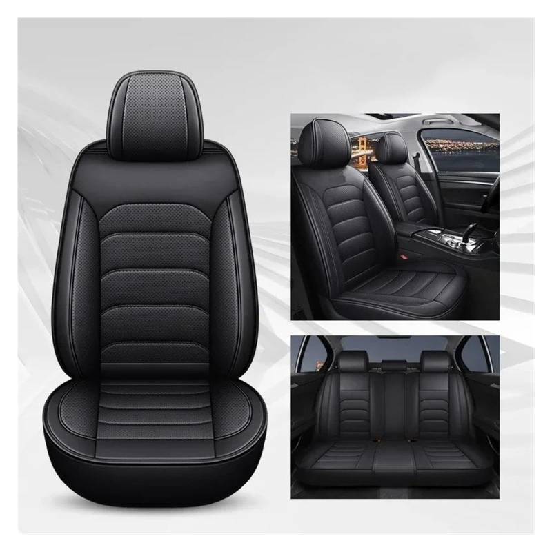 APNWVFO Sitzbezügesets Für Kia Für Sportage Für Pegas Für Forte Für Cerato Für Sorento K9 Universal Style Autositzbezug Sitzschutz Autositzüberzug(A-Black 5 Seat) von APNWVFO