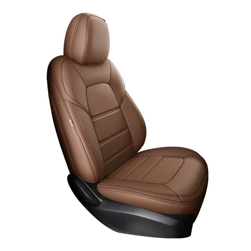 APNWVFO Sitzbezügesets Für Kia Für Sportage Für Sorento Für Stonic Für Soul Für Rio Für Seltos Für Optima Auto Sitzbezug Autositzüberzug(1Piece-Brown) von APNWVFO