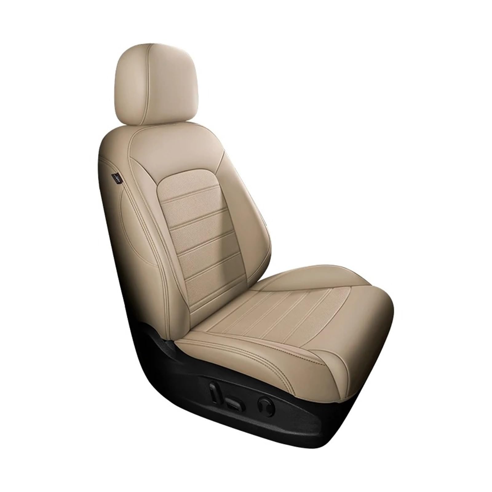 APNWVFO Sitzbezügesets Für Mini Für Cooper R50 R56 F56 Für Clbuman Für Countryman Autositzbezüge Auto-Innenausstattung Autositzüberzug(1Piece-Beige) von APNWVFO