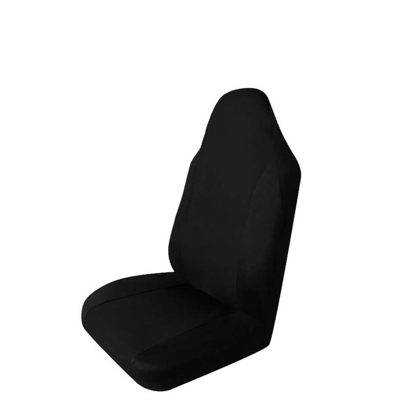 APNWVFO Sitzbezügesets Für Skoda Für Fabia Universal Auto Sitzbezüge Seite Airbag Kompatibel Autositzüberzug(1 Piece Black Cover) von APNWVFO