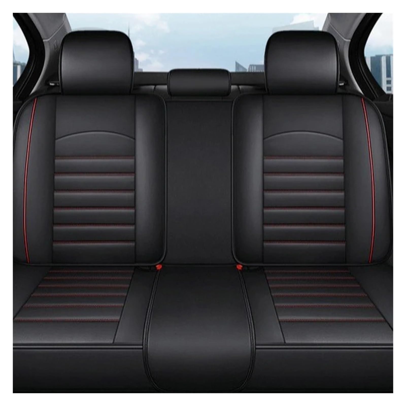 APNWVFO Sitzbezügesets Für Suzuki Für Kaisersy Für Swift Für Jimny Für Grand Für Vitara Sx4 Für Ignis Für Samurai Für Baleno All Inclusive Autositzbezug Autositzüberzug(B-Rear seat Cover) von APNWVFO