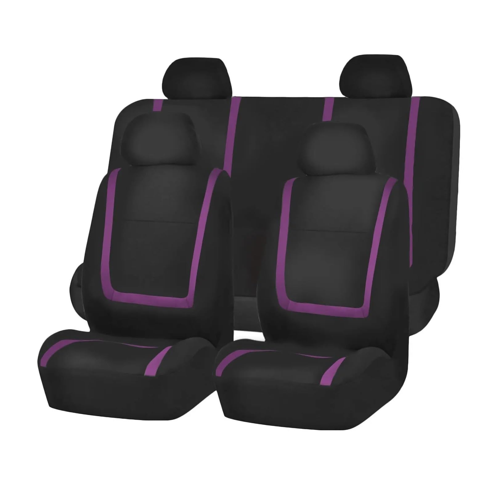 APNWVFO Sitzbezügesets Für Suzuki Für Kizashi Für Swift Für Vitara SX4 Auto Sitzbezüge Automobil Sitzkissen Schutz Abdeckung Autositzüberzug(ZT02-5Seats-purple) von APNWVFO