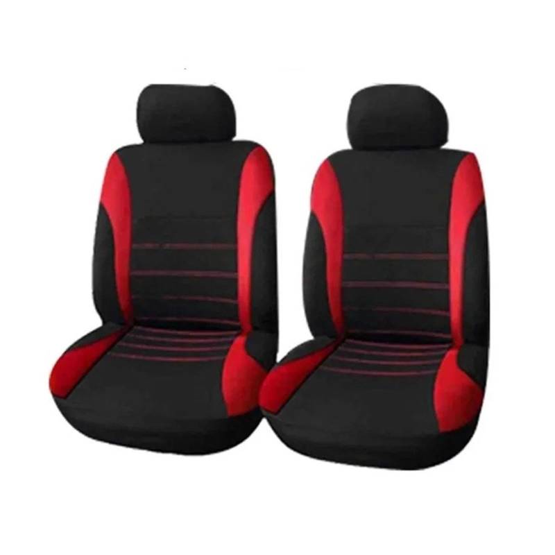 APNWVFO Sitzbezügesets Für Suzuki Für Kizashi Für Swift Für Vitara SX4 Auto Sitzbezüge Automobil Sitzkissen Schutz Abdeckung Autositzüberzug(ZT05-2Seats-red) von APNWVFO