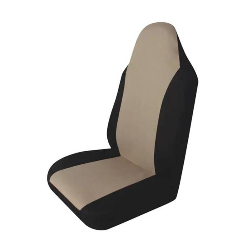 APNWVFO Sitzbezügesets Für Toyota Für Aygo 2007 High Bucket Autositzbezüge Universal Für Die Meisten Autosportsitzschutz Autositzüberzug(BEIGE 1Piece) von APNWVFO