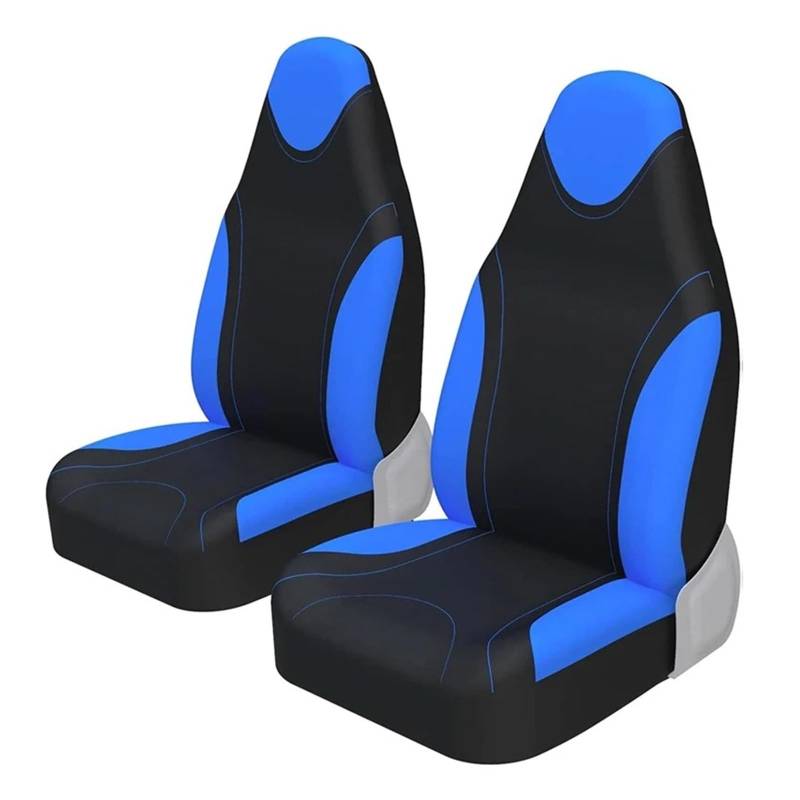 APNWVFO Sitzbezügesets Für Toyota Für Aygo Front Eimer Stil Auto Sitzbezüge Universal Für Autos LKW SUV Sitz Schutz Autositzüberzug(2Piece Blue) von APNWVFO