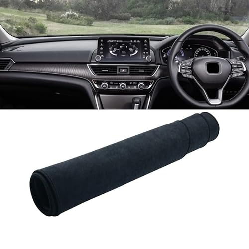 Armaturenbrett Abdeckung Matte Für Accord 10th 2018 2019 2020 2021 2022 Auto Dashboard Sonnenschutz Abdeckung Anti-Uv Nicht-Slip Matte Instrument Teppich Shade Board Pad(B RHD Black) von APNWVFO