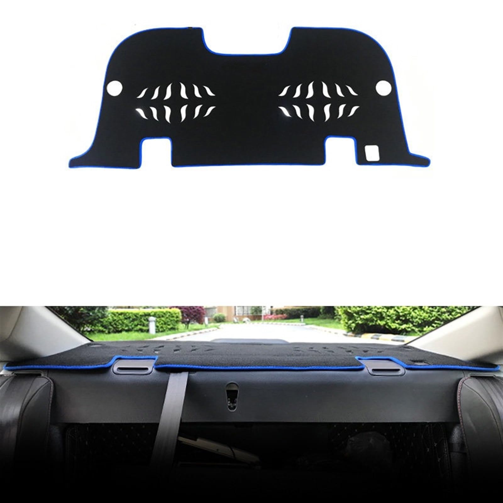 Armaturenbrett Abdeckung Matte Für Accord X 10 2018-2020 2021 2022 Auto Dashboard Abdeckung Matte Vermeiden Licht Pad Instrument Panel Teppiche Protector Shade Board Pad(Rear Blue Side) von APNWVFO