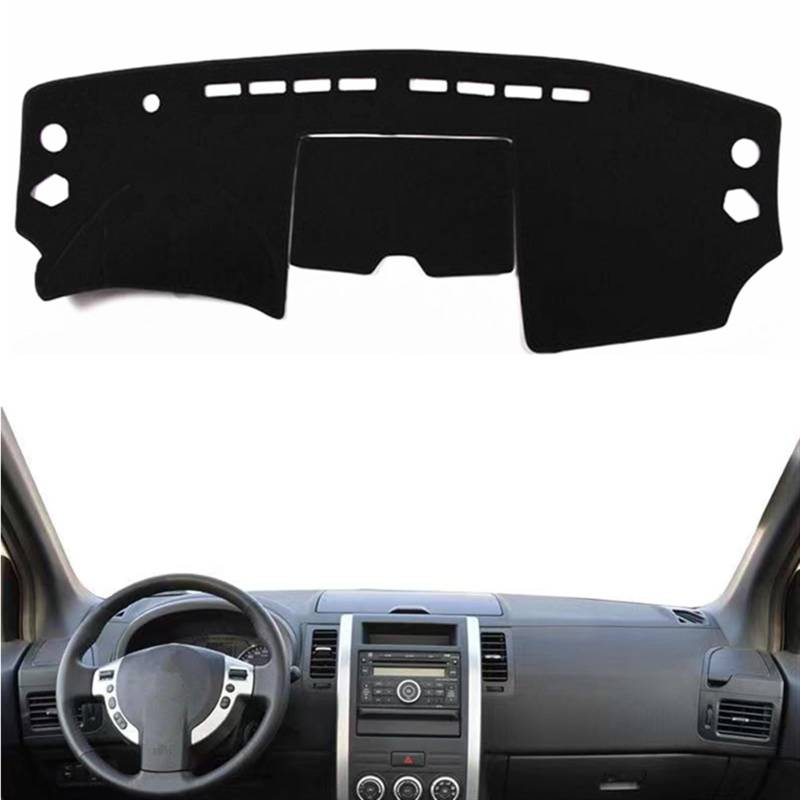 Armaturenbrett Abdeckung Matte Für Nissan Für X-Trail Für Xtrail T31 2008 2009 2010 2011 2012 2013 Dash Schützen Teppich Auto Dashboard Abdeckung Sonnenblende Matte Pad Shade Board Pad(Black(Black Edg von APNWVFO