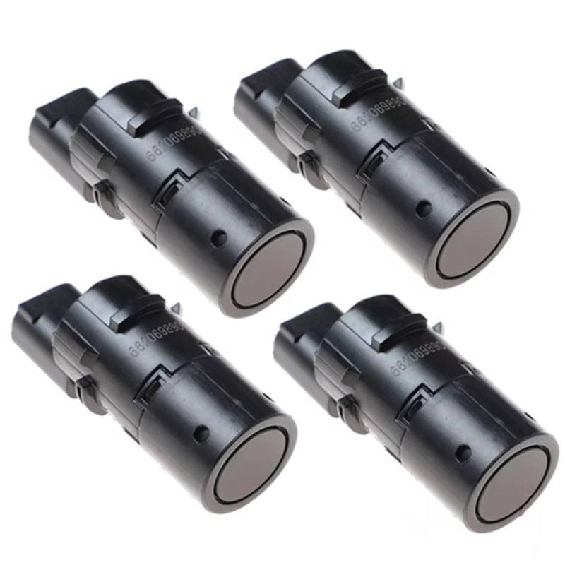 Einparkhilfe Sensor Für E46 320i 316i 323i Auto Parktronic PDC Parksensor 206 989 069/66216911838 66206989069 Rückfahrsensor(4Pieces-Black) von APNWVFO