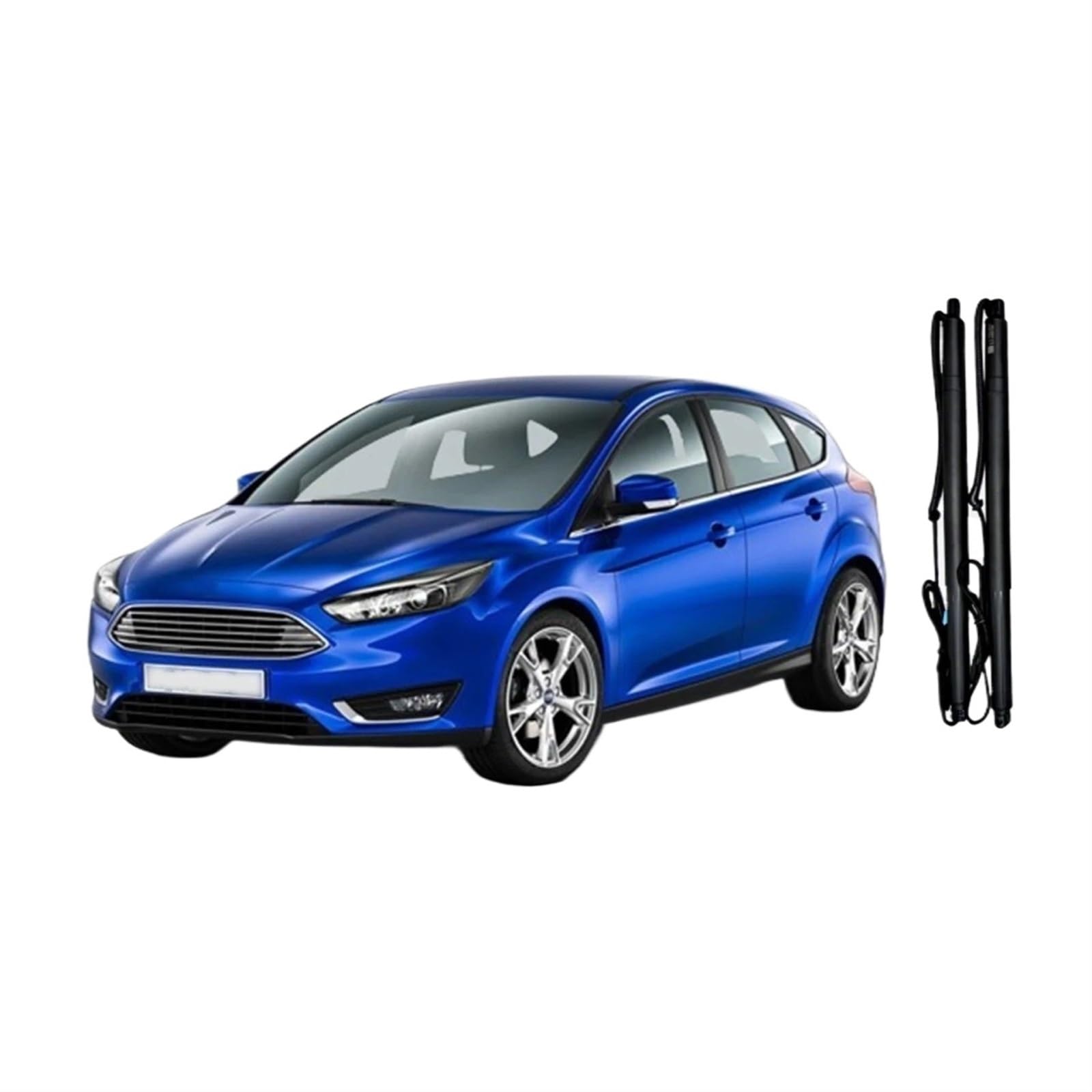 Gasfeder Heckklappendämpfer Für Ford Für Focus MK III 2013-2018 Elektrische Heckklappenstreben Kofferraumdeckel-Stoßdämpfer Unterstützung Für Elektrische Heckklappen-Kit Kofferraum Gasfeder(With kick von APNWVFO