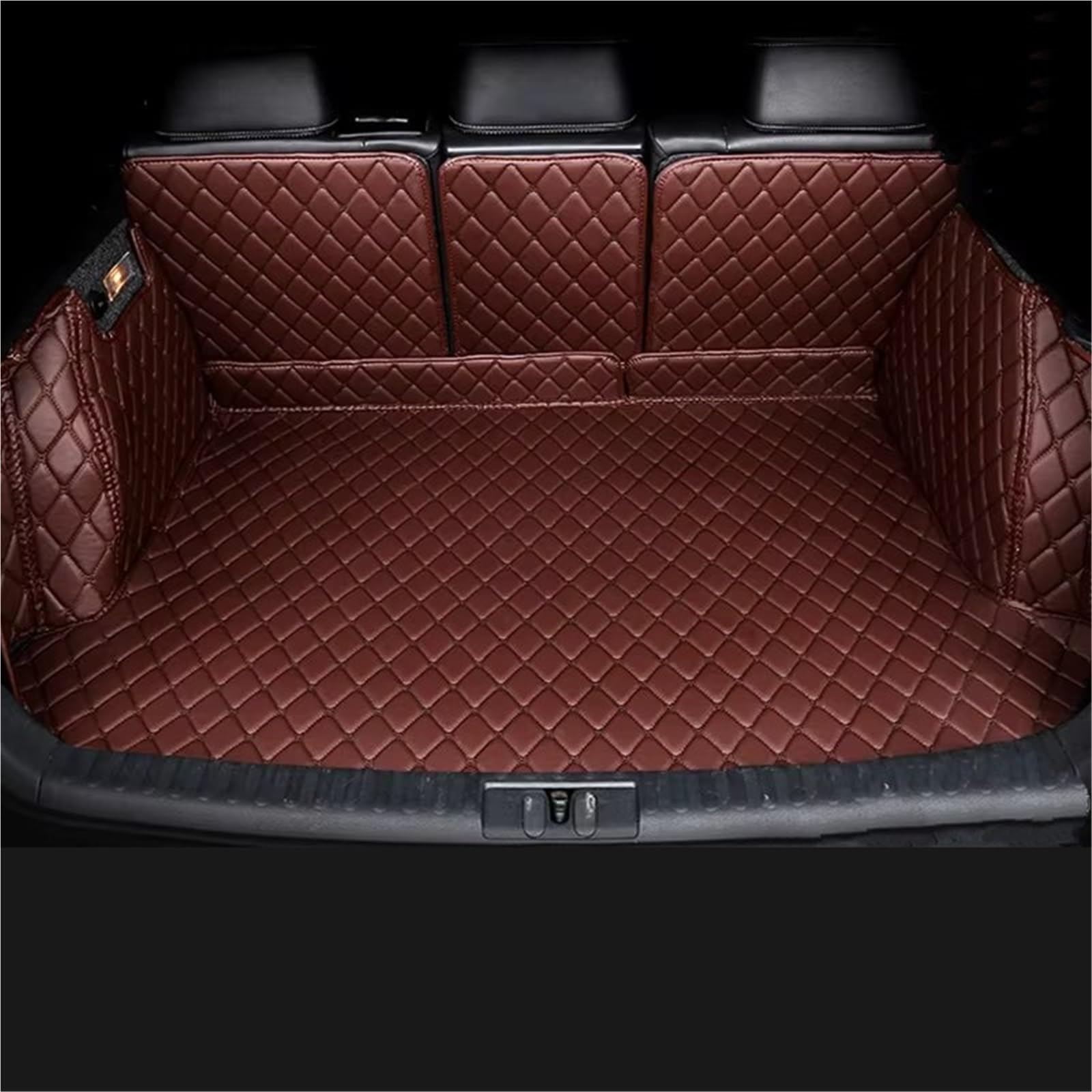 Kofferraummatten Für 3 Serie F30 F31 F34 320i 330i 2011-2017 2018 2019 Cargo-Liner Kofferraum Kofferraum Matte Leder Kofferraum Matte Teppich Schwanz Liner Pad Kofferraumschutz(K- Coffee) von APNWVFO