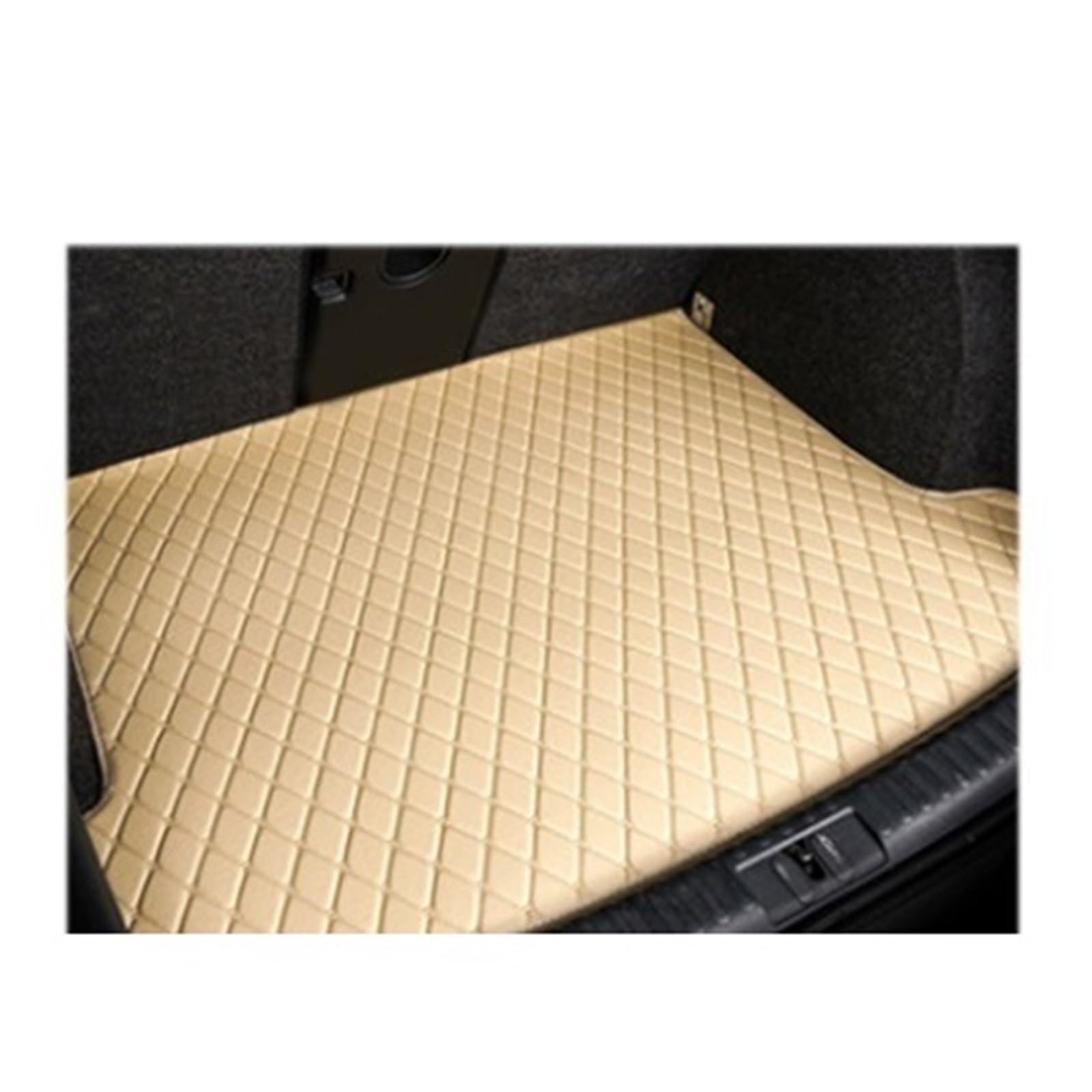 Kofferraummatten Für 6 Serie G32 630i 640i 2017 2018 2019 2020 Stamm Boot Mat Liner Pad Leder Kofferraum Matte Teppich Schwanz Cargo-Liner Kofferraumschutz(B- Beige) von APNWVFO