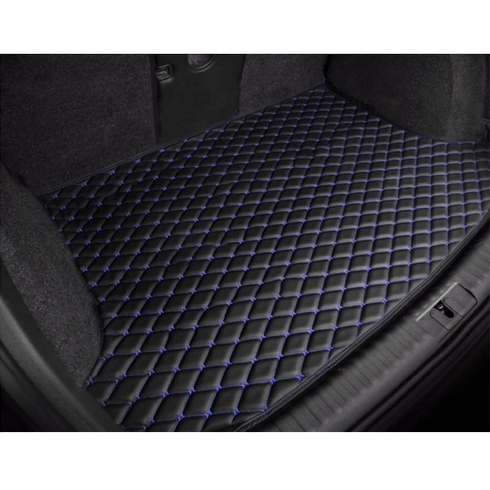 Kofferraummatten Für Benz Für EQE V295 2022 2023 2024 2025 SUV Auto Kofferraum Matte Anti-schmutzig Pad Boot Abdeckung Fach Teppiche Schlamm Kofferraumschutz(C- Black Blue) von APNWVFO