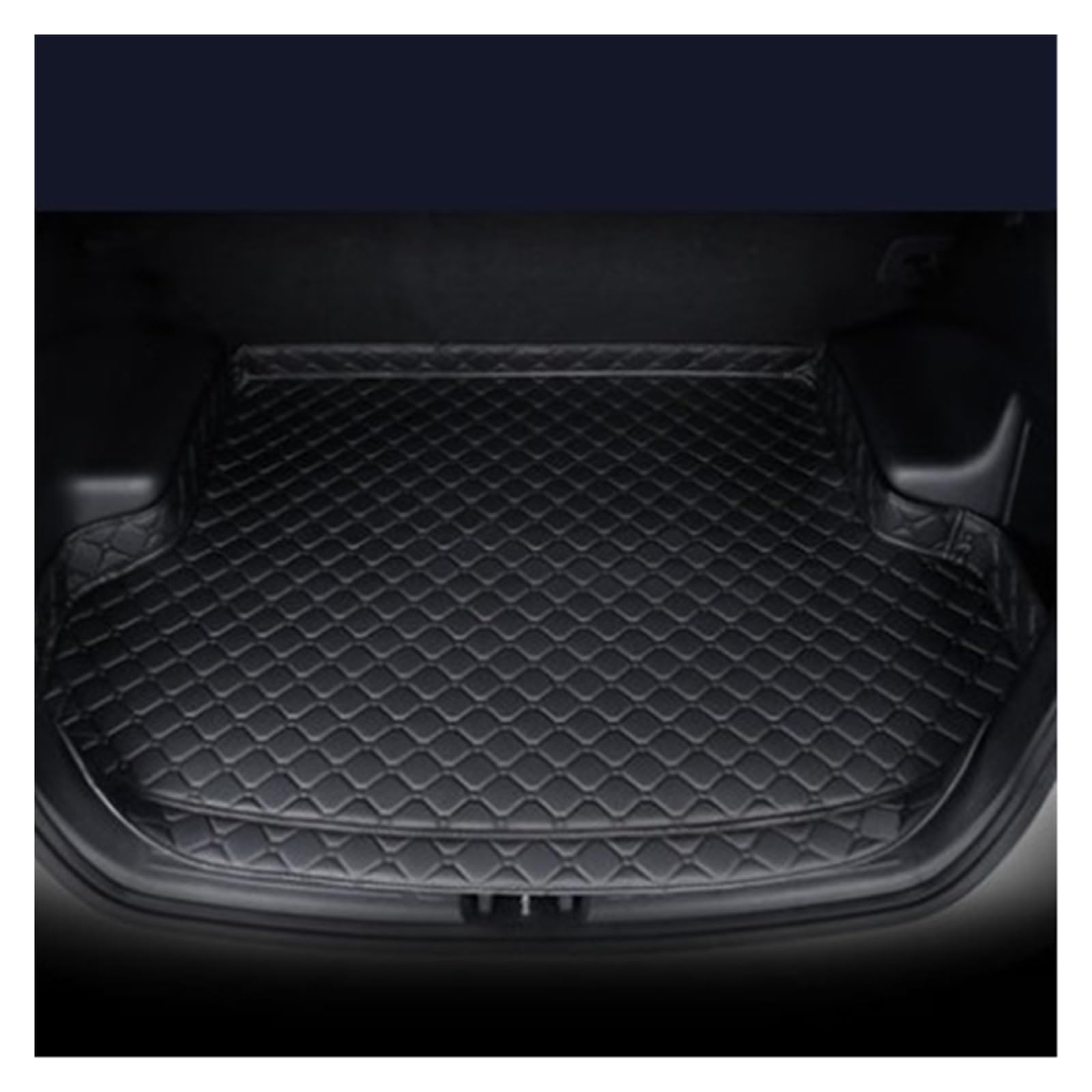 Kofferraummatten Für Chevrolet Für Malibu 2013 2014 2015 Auto Stamm Matten Trunt Hohe Seite Teppiche Auto Zubehör Innen Boot Pads Kofferraumschutz(A- Black) von APNWVFO