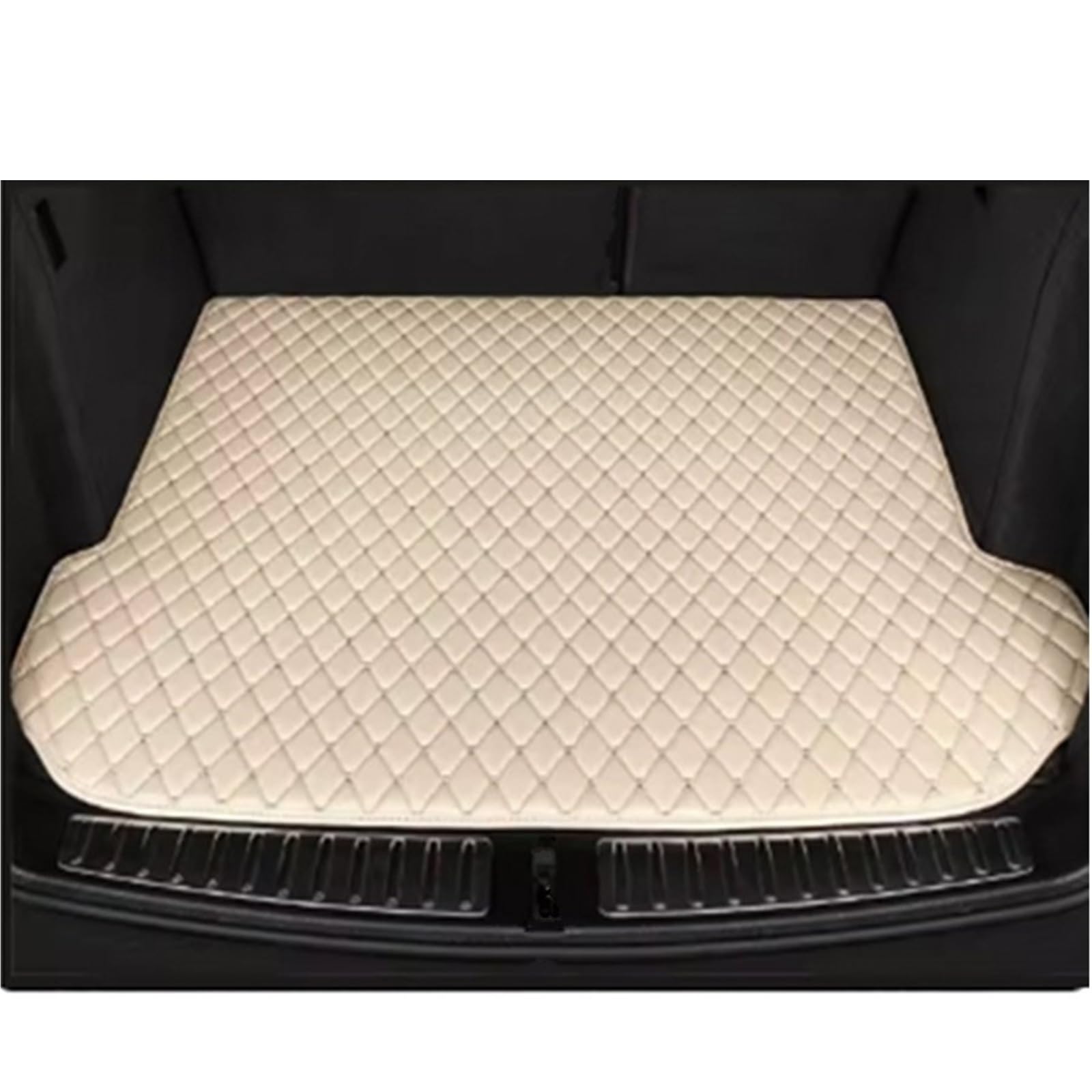 Kofferraummatten Für Hyundai Für Creta IX25 2015 2016 2017 2018 2019 Auto Stamm Matten Cargo Liners Auto Innen Zubehör Kofferraumschutz(Beige) von APNWVFO